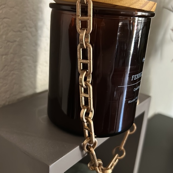 NWT Chain Necklace Universal Thread Matte Gold - Picture 3 of 8